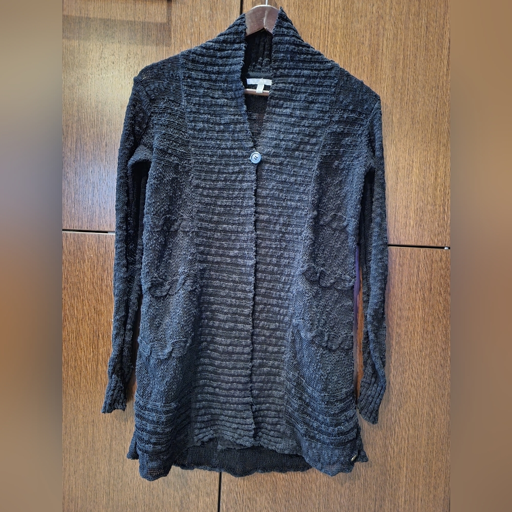 O'Neill Crochet Long Cotton Cardigan XS